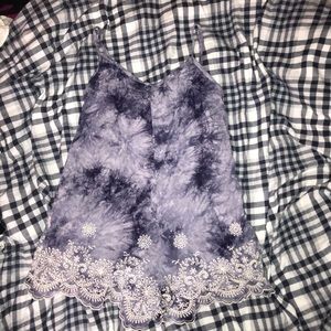 MACYS AMERICAN RAG TIE DYE ROMPER